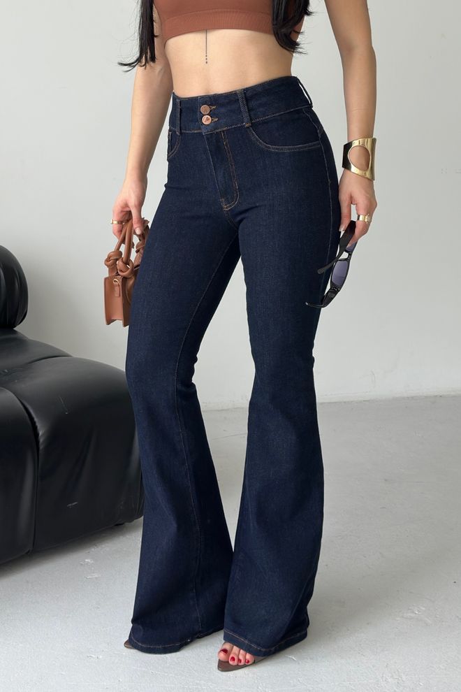 XLove Plave Ležerne Vintage Zvonolike Hlače Veleprodaja odjeće Proljeće