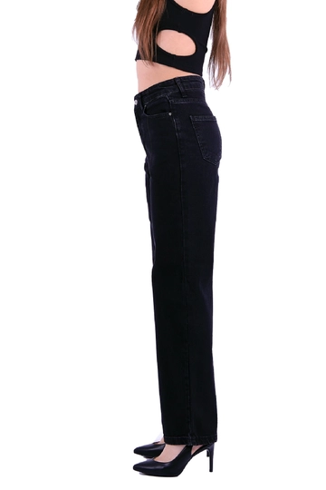 A wholesale clothing model wears  Jeans - Anthracite
, Turkish wholesale Jeans of XLove