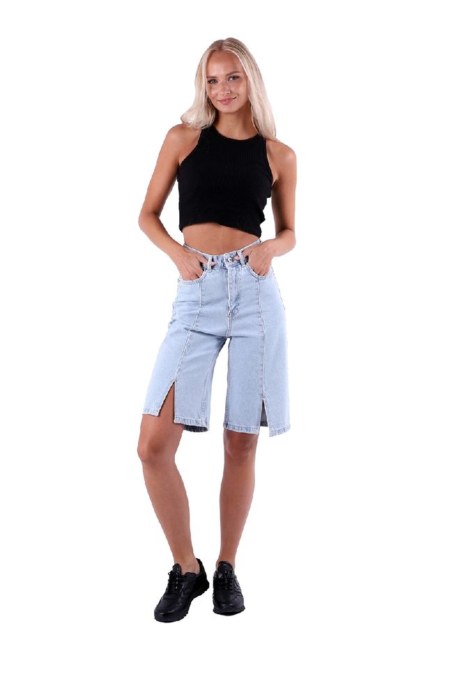 XLove Jeansshorts Eisblau Großhandelskleidung 0