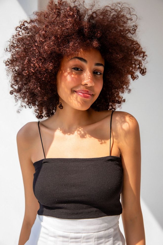 la & vetta Rope Strap Cotton Crop Top Bustier Wholesale Clothing Spring