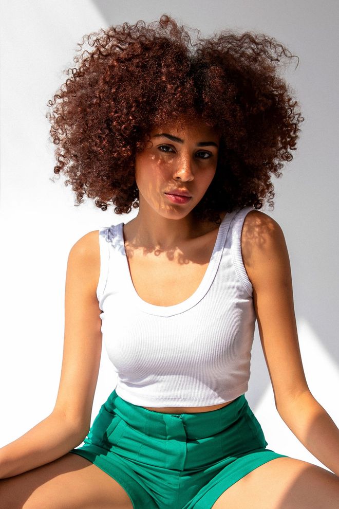 la & vetta Blusa Corta Con Tirantes Y Cordones Ropa al por mayor Casual