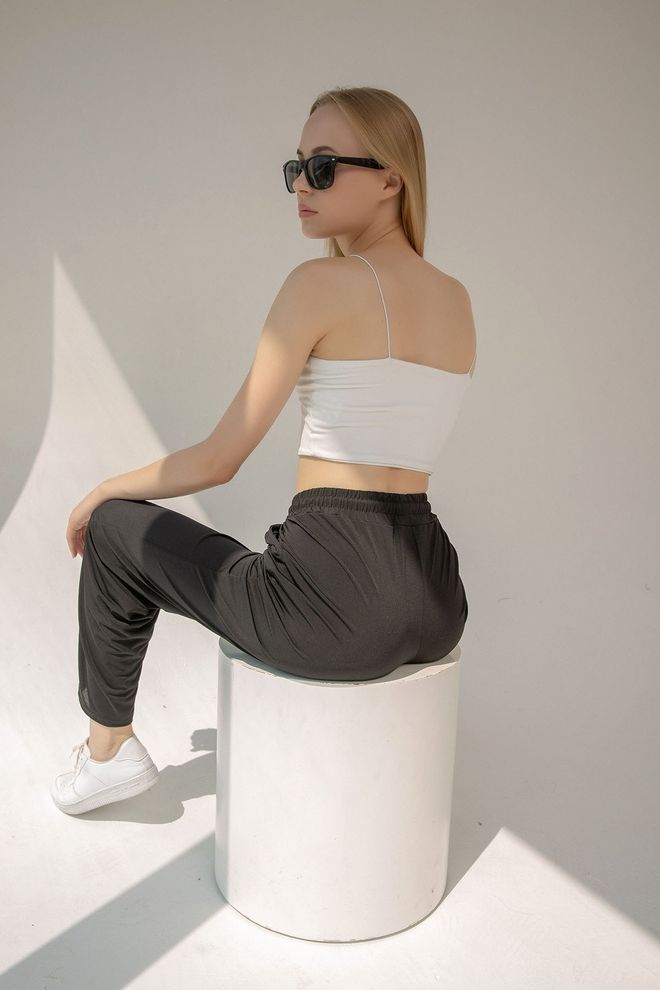 la & vetta بنطال ليكرا عالي الخصر ملابس بالجملة 6