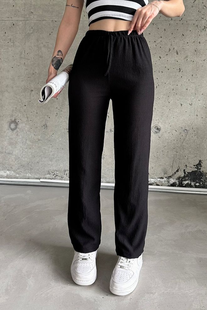 la & vetta Bürümcük Fabric High Waist Trousers Wholesale Clothing Dating