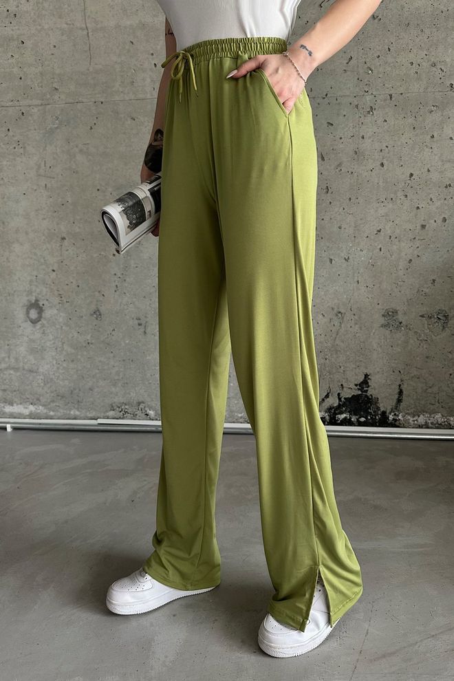 la & vetta بنطال ليكرا عالي الخصر ملابس بالجملة البوليستر