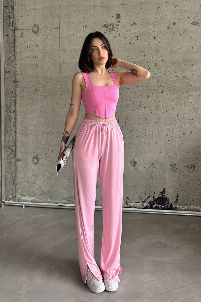 la & vetta بنطلون ليكرا عالي الخصر ملابس بالجملة رياضات