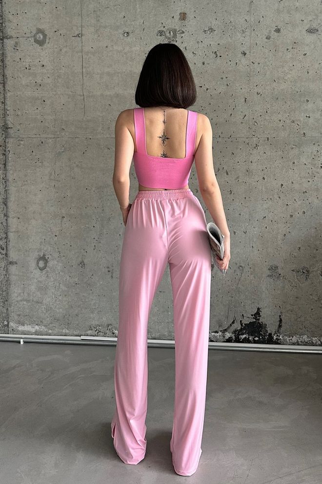 la & vetta بنطلون ليكرا عالي الخصر ملابس بالجملة ليكرا