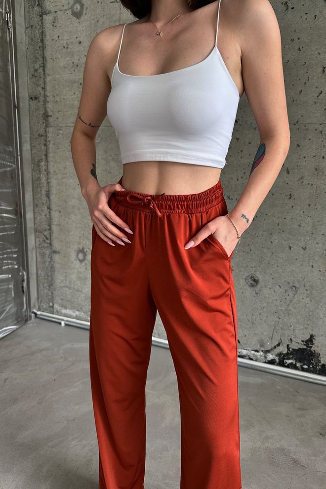 la & vetta بنطلون ليكرا عالي الخصر ملابس بالجملة البوليستر