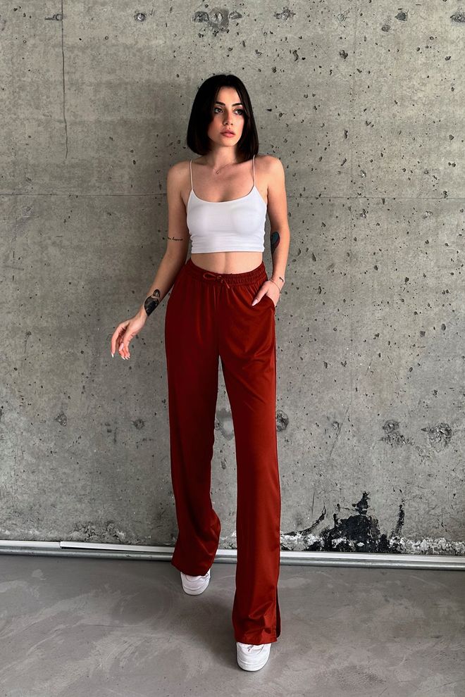 la & vetta بنطلون ليكرا عالي الخصر ملابس بالجملة صيف