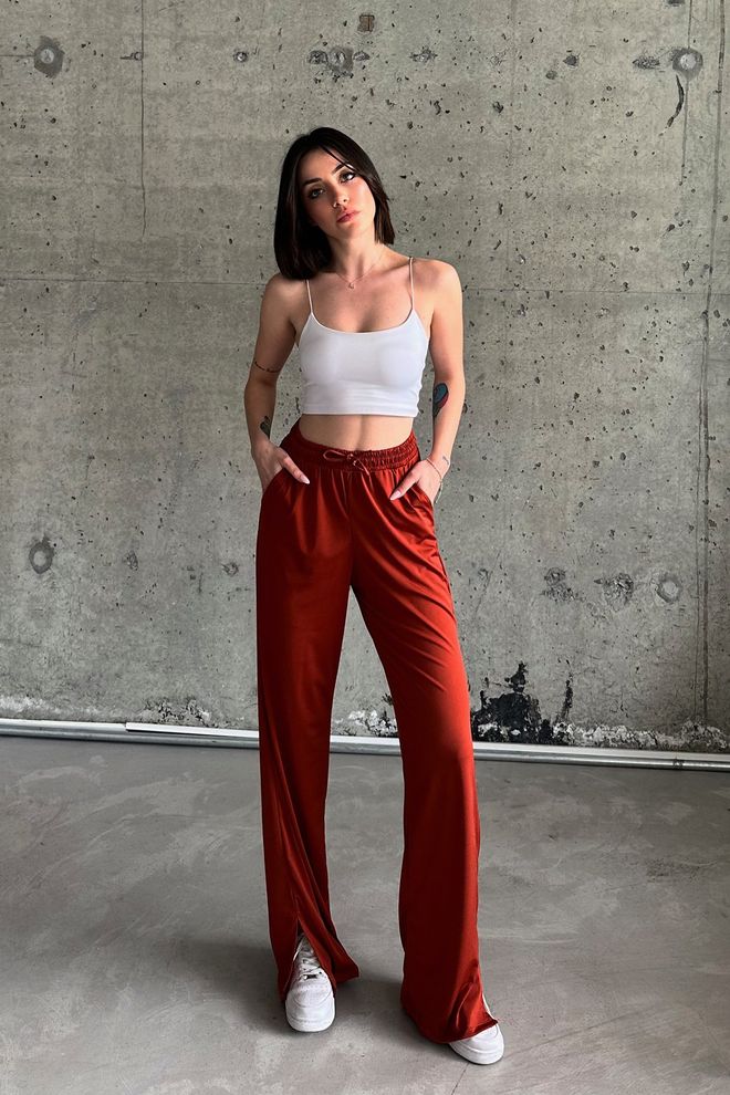 la & vetta بنطلون ليكرا عالي الخصر ملابس بالجملة ليكرا