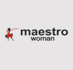Maestro Woman drabuziu tiekejai logotipas