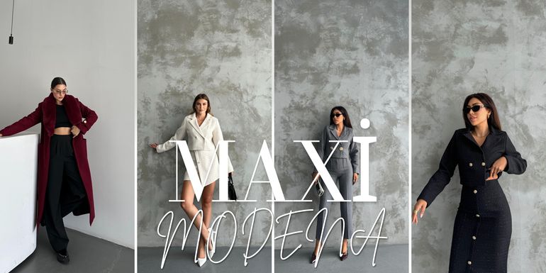 Χονδρική πώληση Maxi Modena γυναικείων προϊόντων ρουχισμού.