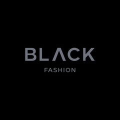 Λογότυπο του Black Fashion πωλητή ρούχων